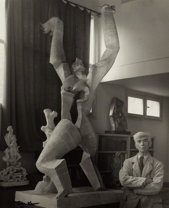 Ossip Zadkine par Ida Kar, 1954 © Centre de recherche Zadkine