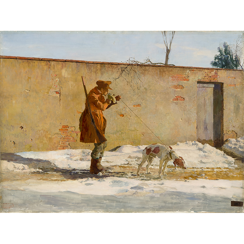 GIOVAN BATTISTA QUADRONE - Aufbruch zur Jagd, ca. 1899 Ergebnis: 39.360 EUR