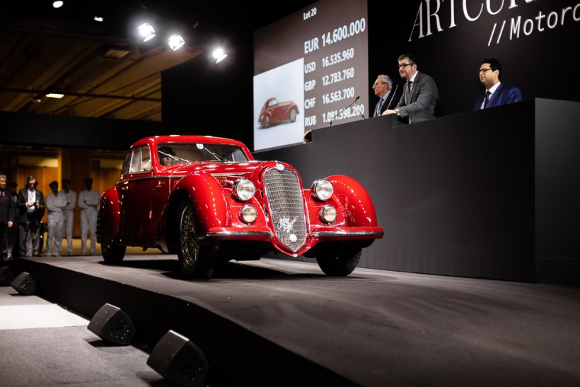 Alfa Romeo 8C 2900 B Touring Berlinetta de 1939, image via Newsdanciennes