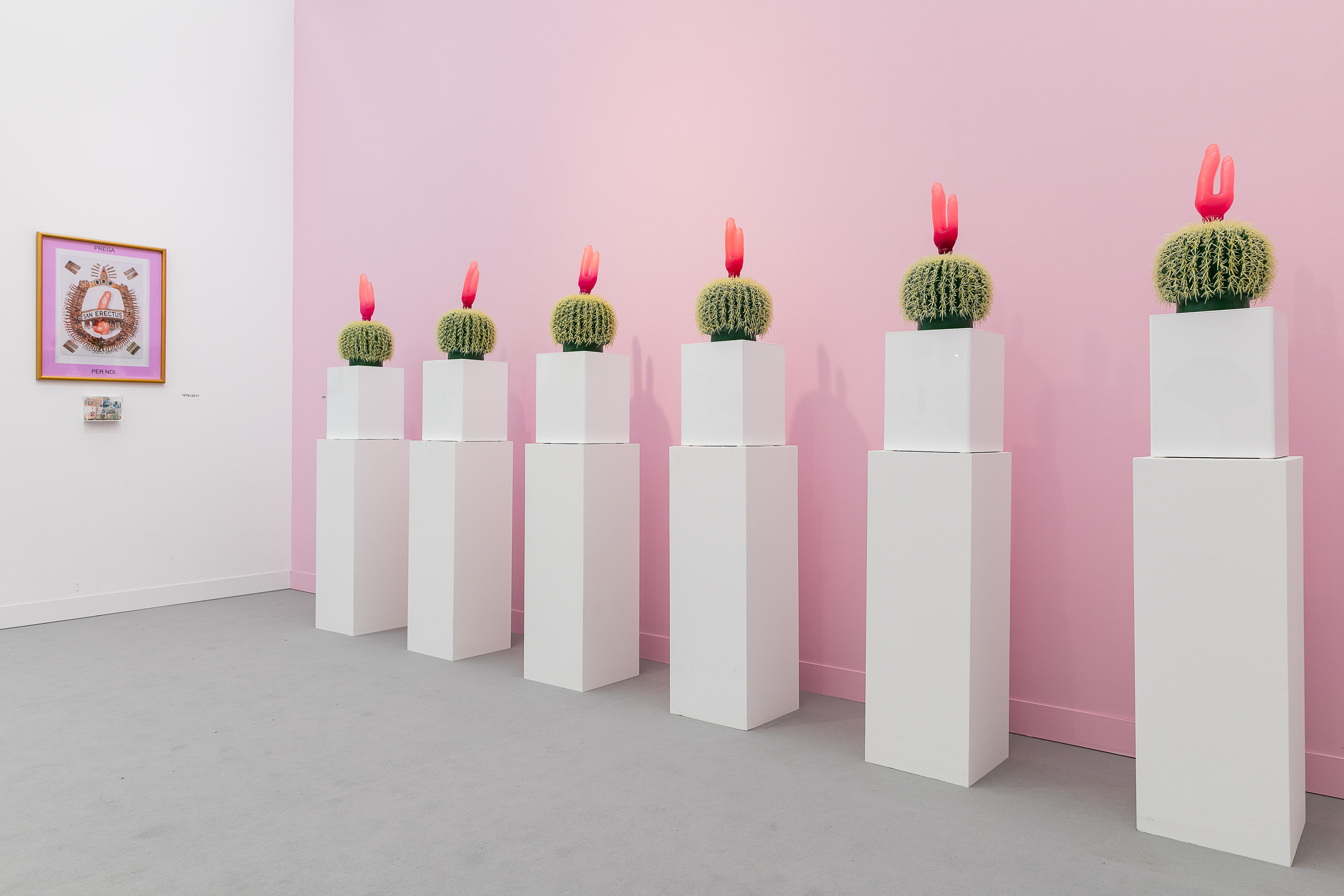 Richard Saltoun at 2017 Frieze London. Photo: Mark Blower