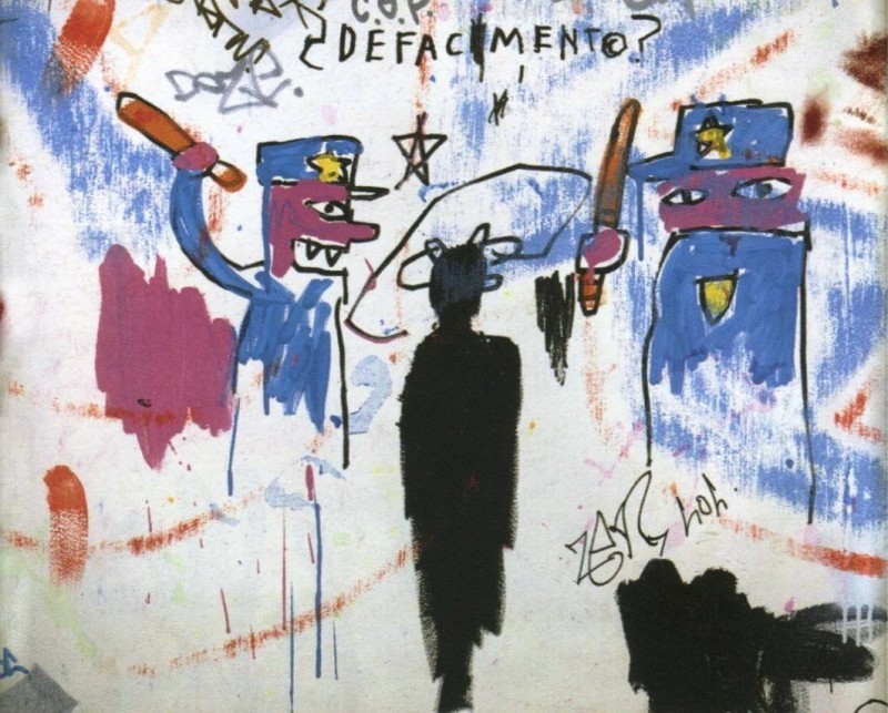 "Defacement (The Death of Michael Stewart)", 1983. Photo via sugarcanemag.com.