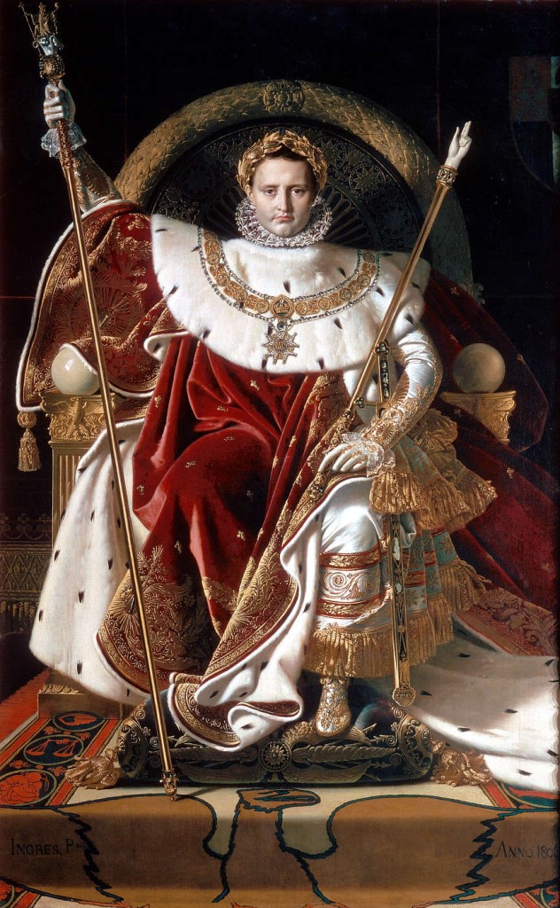 Napoléon Ier sur le trône impérial, Jean-Auguste-Dominique Ingres, 1806