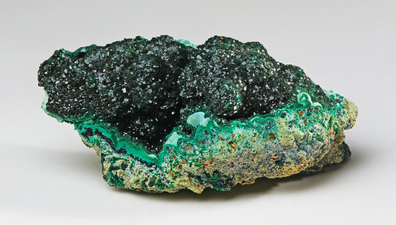 Une malachite brute du Zaïre