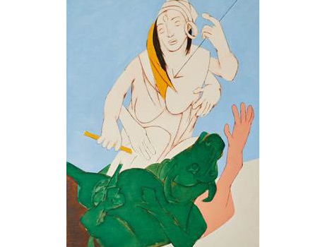 Tyeb Mehta, « Durga Mahisasura Mardini », image ©Sotheby's