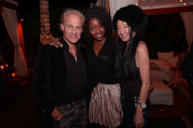 Joakim Von Ditmar är en frekvent gäst i New Yorks galleri och uteliv. Här i sällskap Nnika Lee Vera Wang på Art Basel Miami för några år sedan. Credit: Seth Browarnik/WorldRedEye.com
