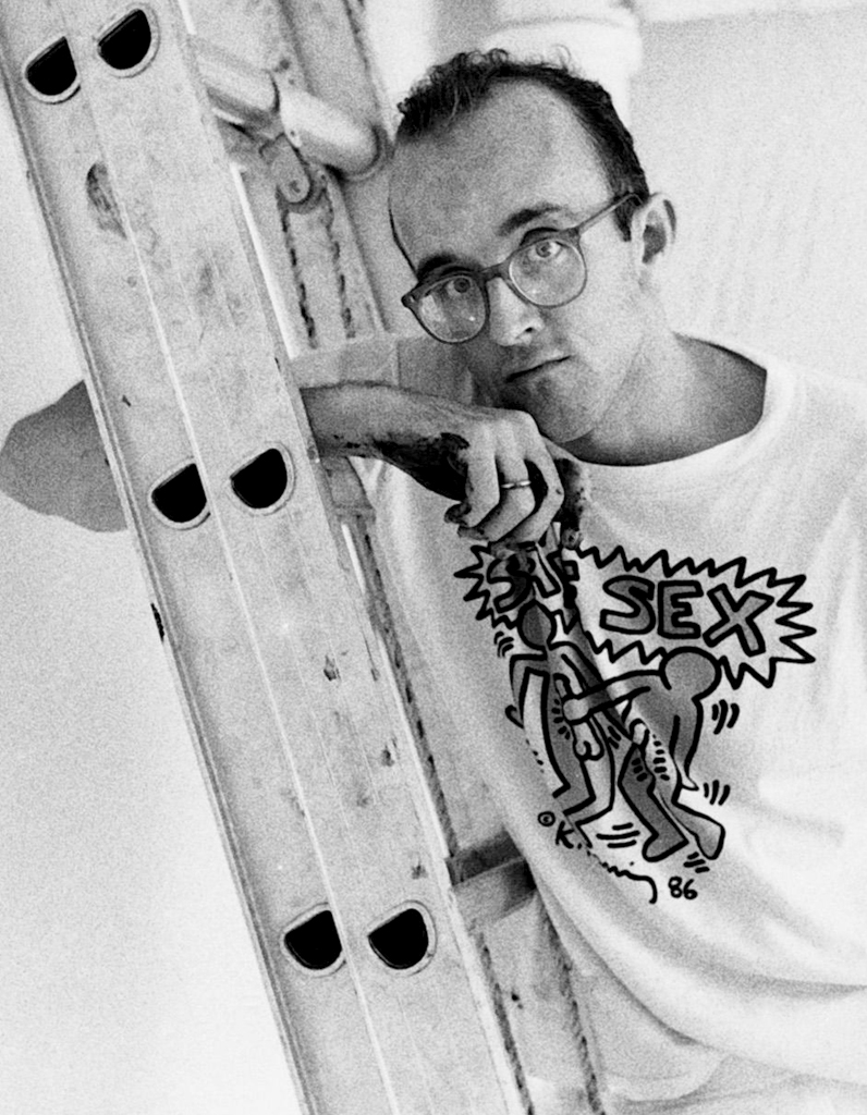 Keith Haring, 1989. Image: Elle.fr