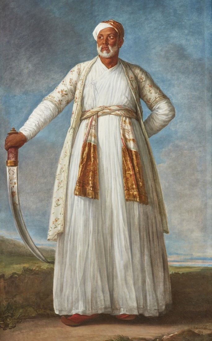 Élisabeth-Louise Vigee Le Brun, ‘Portrait of Muhammad Dervish Khan’, 1788, oil on canvas. Photo: Sotheby's