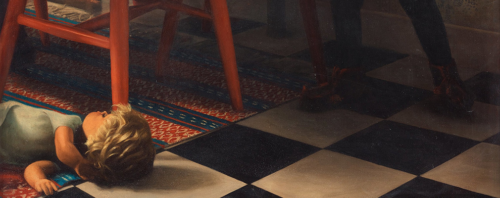 Ola Billgren ”Målning”, 1969 (detalj). Bukowskis Contemporary