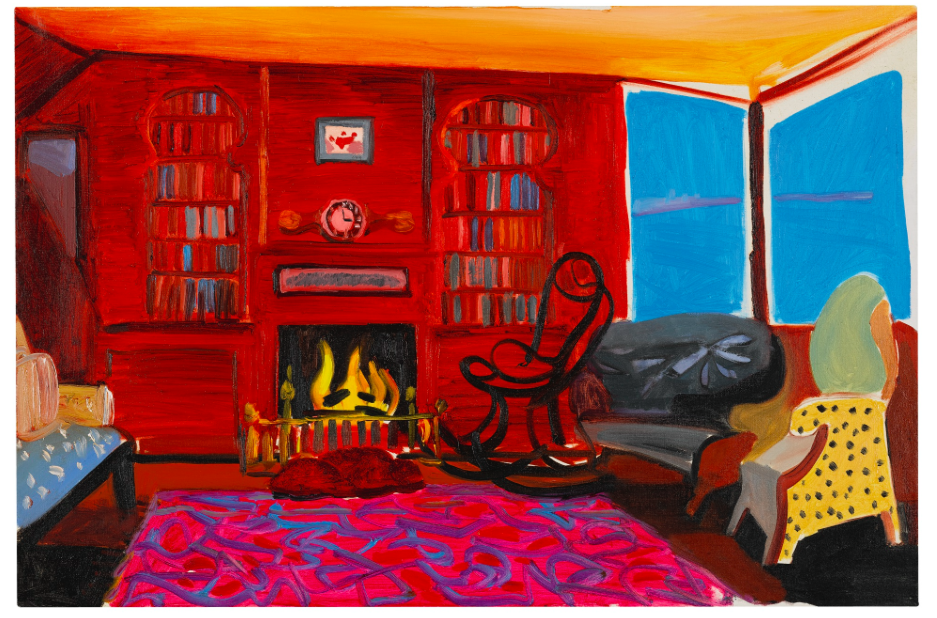 David Hockney, Beach House by Day, 1990