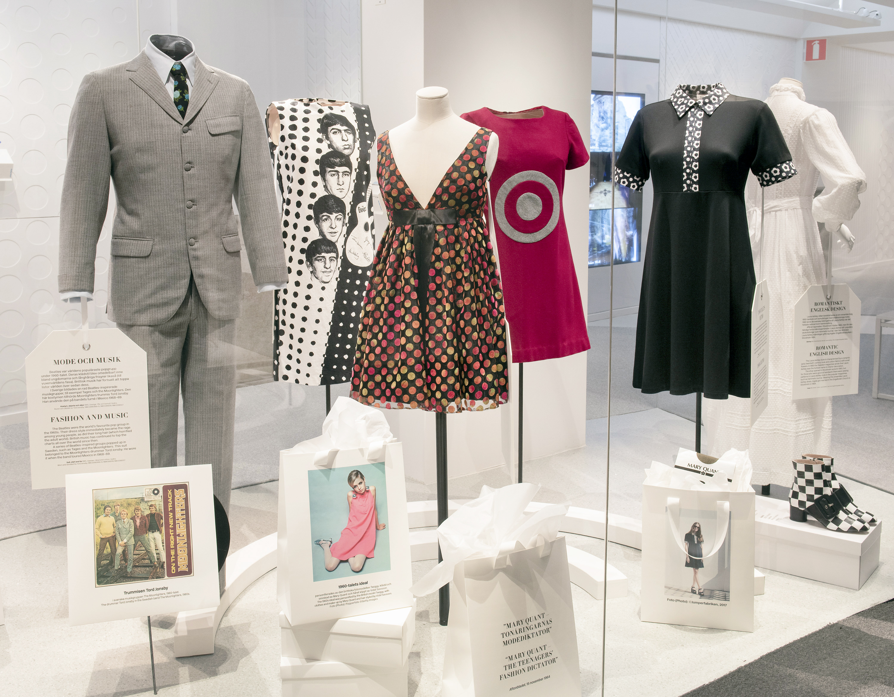 Ur utställningen British så in i Norden på Nordiska museet. Foto: Peter Segemark, Nordiska museet