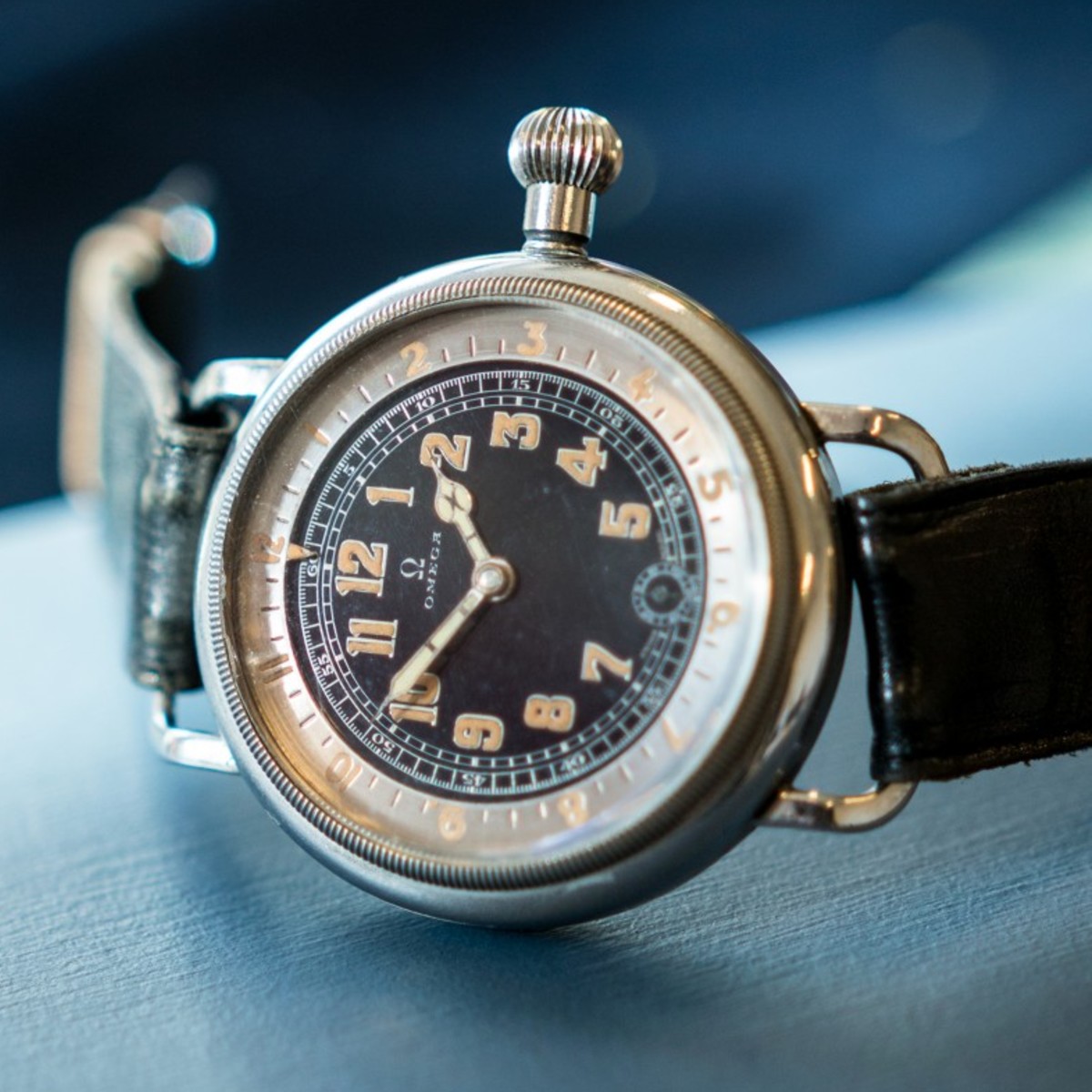 Omega "Pilot´s Watch", 46mm, 1932, LOT1, Important Watches, 14/5 2016.(photo: kaplans.se)