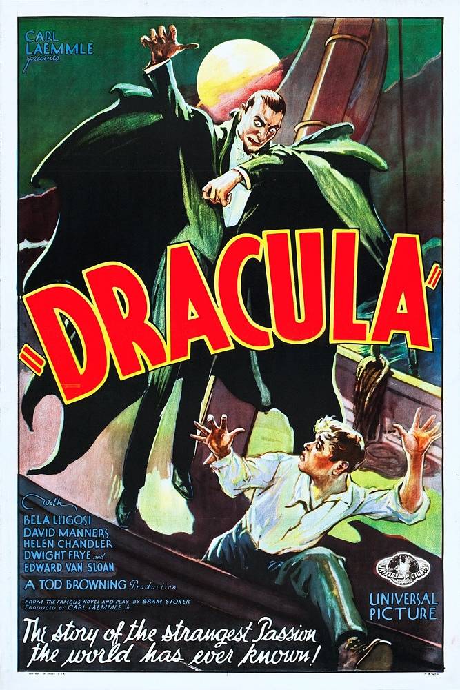 "Dracula" (1931, Universal Pictures), Plakat für den US-Markt