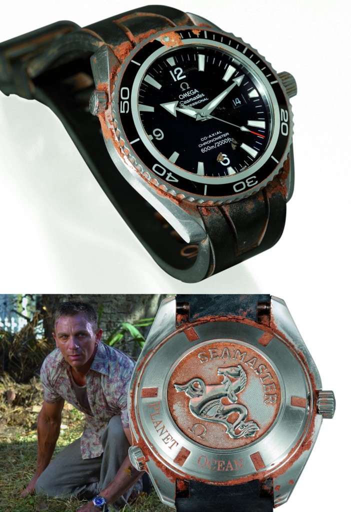 Die OMEGA Planet Ocean, die 007 Daniel Craig im Film "Casino Royale" getragen hat, wurde 2007 für ca. 228.000 Euro versteigert