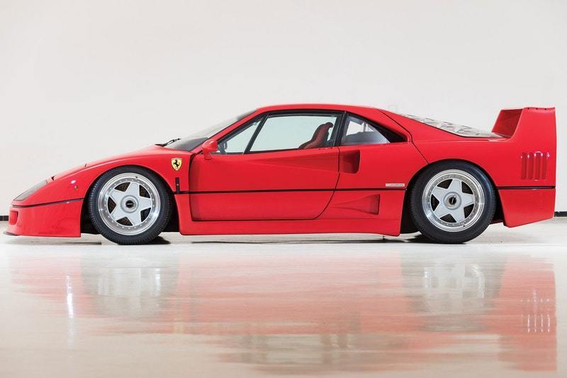 Ferrari F40 mit dem "Maßanzug" von PininFarina | Foto via Hypebeast