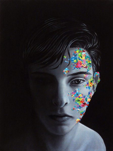 Shake the Disease, Ryan Martin. 2014, oil on canvas. Image: Mark Wolfe Contemporary
