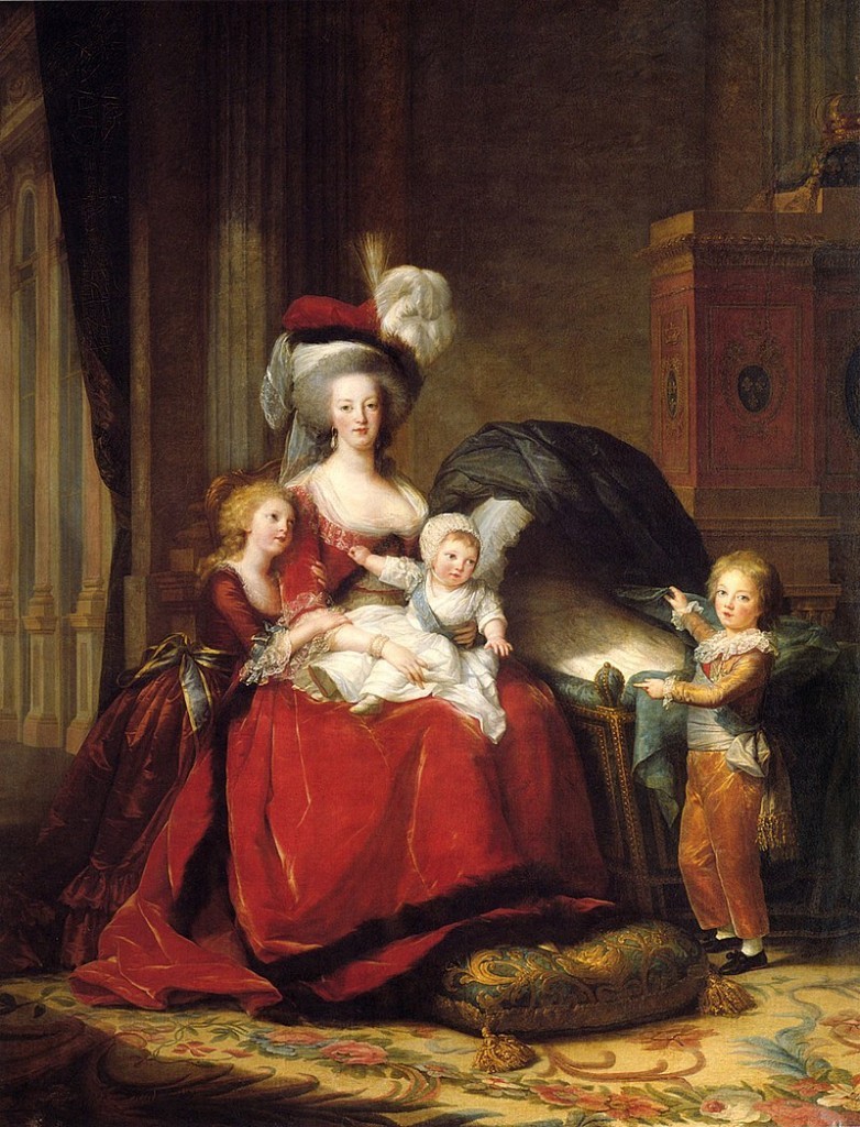 Vigée-Lebrun, Portrait de la reine Marie-Antoinette et de ses enfants, 1787