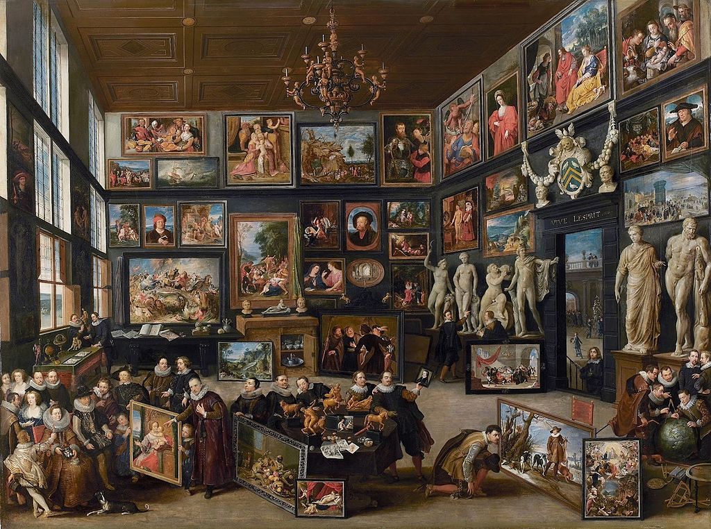 Willem van Haecht, Albert und Isabella besuchen die Galerie des Cornelis van der Geest, 1628 | Abb. via Wikipedia