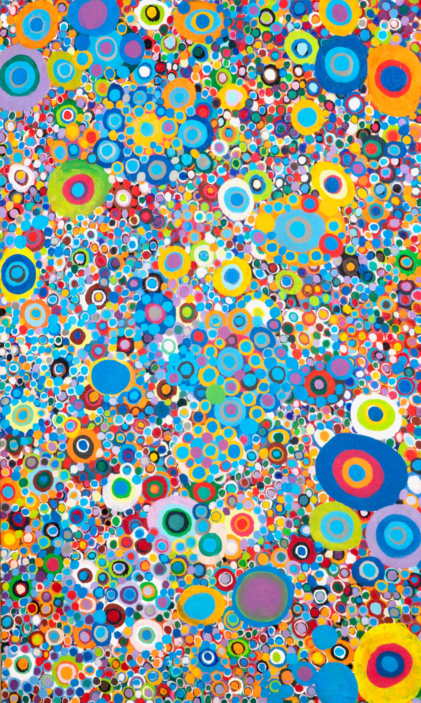 British Modernist paintings by Frank Beanland (British, b. 1936) will include this oil on canvas titled Turquoise and yellow clusters, 1970 (est. $1,000-1,500).
