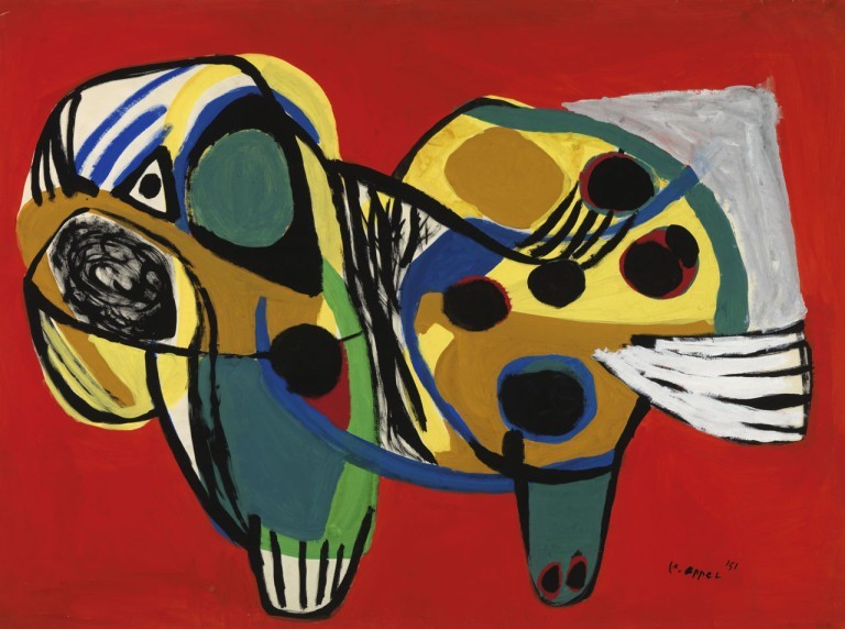 Karel Appel, Animal n.14, 1951, image: Foto- Tom Haartsen via Slash Paris