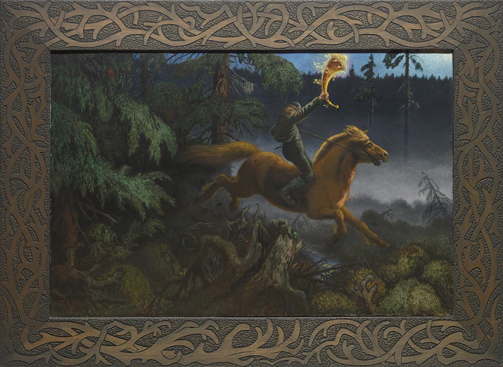 Theodor Kittelsens Guldhornet från år 1903, såldes för 12,8 miljoner NOK. Foto: Blomqvist.