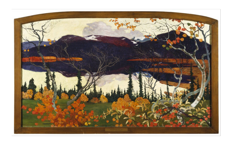 Ett av Osslunds mest kända verk – ”Hösten”, olja på duk år 1907. Foto: Hans Thorwid/Nationalmuseum.