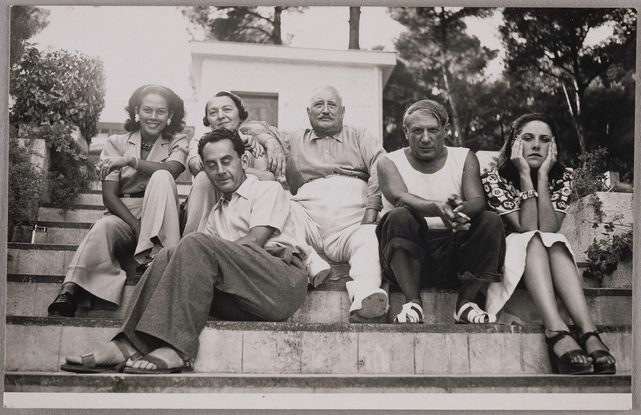 Ady Fidelin, Marie-Cuttoli, Man Ray, Picasso and Dora Maar, 1937 by Man Ray ©Man Ray Trust ADAGP Paris and DACS London 2017