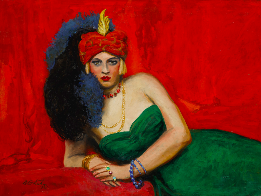 Girl with Turban (Zuleika) di Walt Kuhn