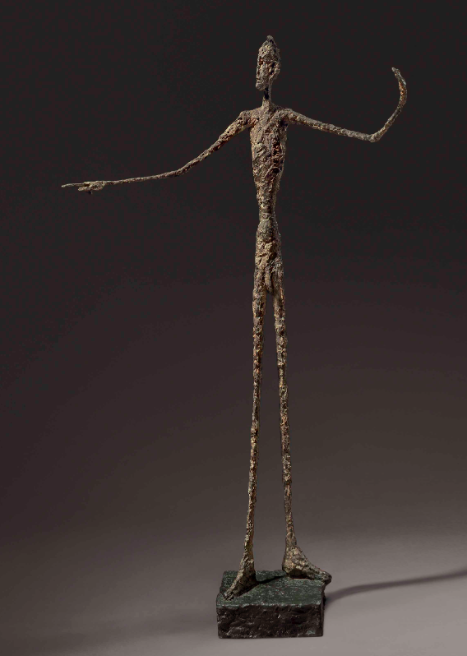 L'homme au doigt, Alberto Giacometti. Foto: Christie's.