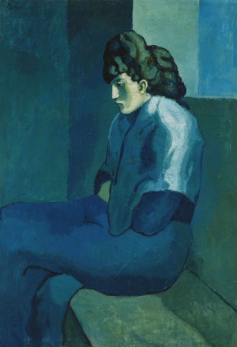 "Femme assise” (1902-03) aus Picassos blauer Periode | Foto: The Detroit Museum of Art