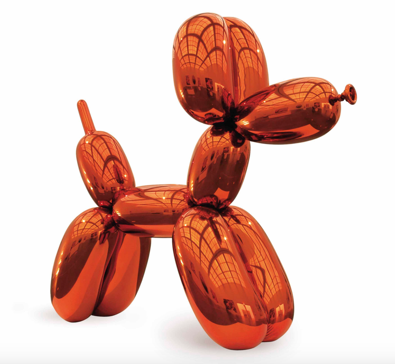 Jeff Koons, Balloon Dog (Orange), 1994-2000. Bild: Christie's