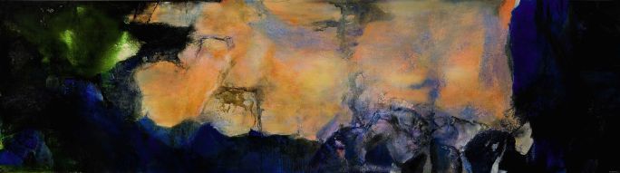 Juin-Octobre 1985, Zao Wou-Ki. 1985. Foto: Sotheby's.