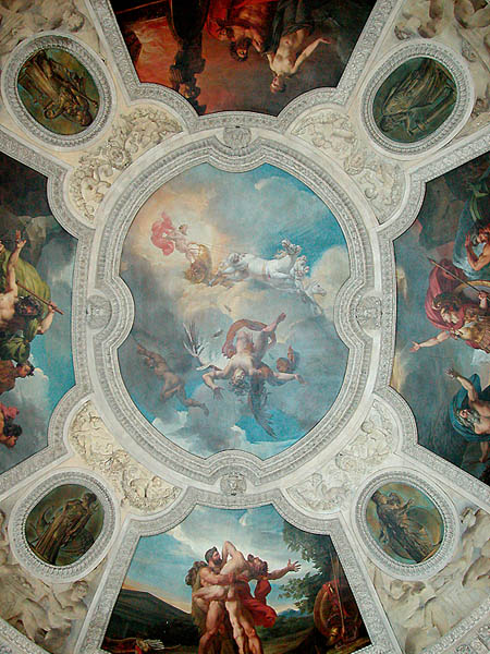 The Fall of Icarus on the ceiling of the Louvre by Merry-Joseph Blondel, 1819. Image: Musee du Louvre