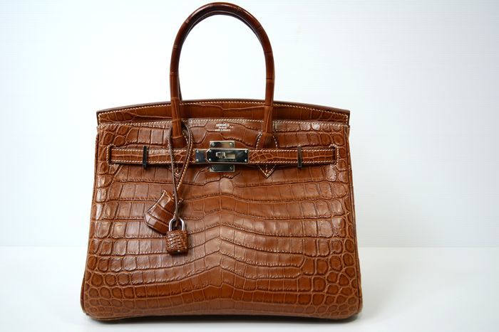 Hermès - Birkin 30, brown crocodile