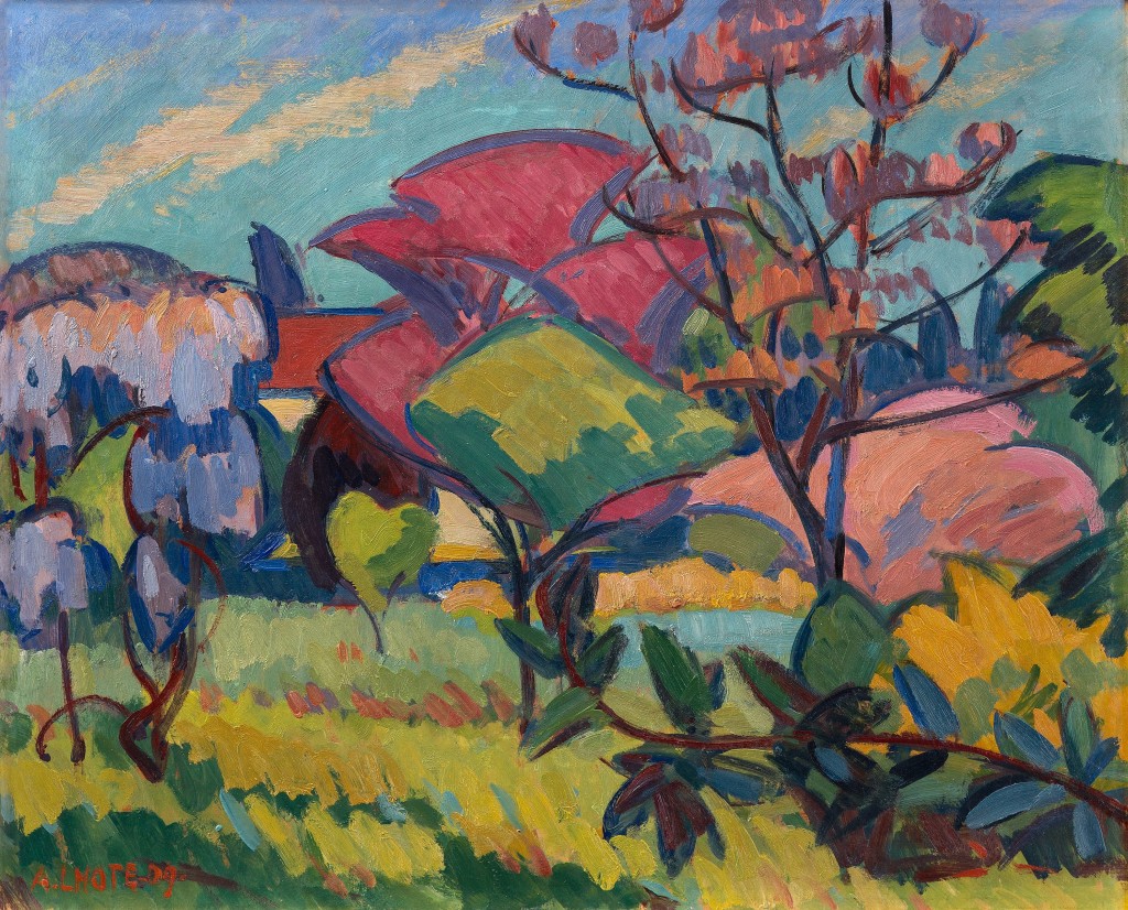 André Lhotes "Magnoliaträdet", 1909. Foto: Bukowskis.