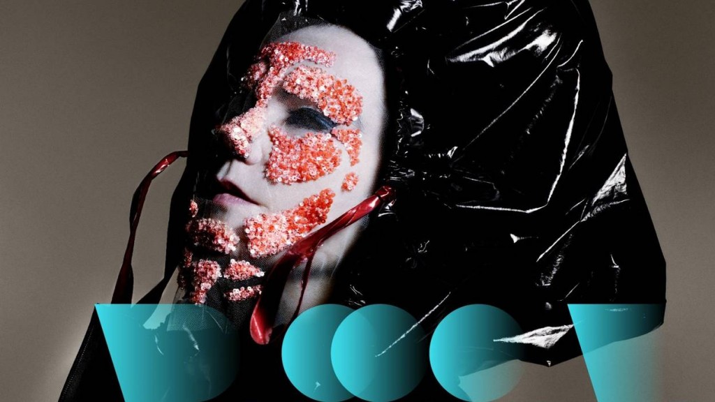 "Björk Digital" © Photo by Nick Knight. Typography by MMParis