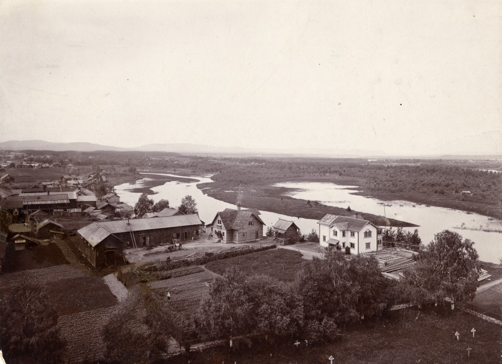 Zorngården 1895. Foto Zornsamlingarna