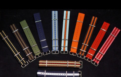 La panoplie des bracelets Nato Image: romainrea.com