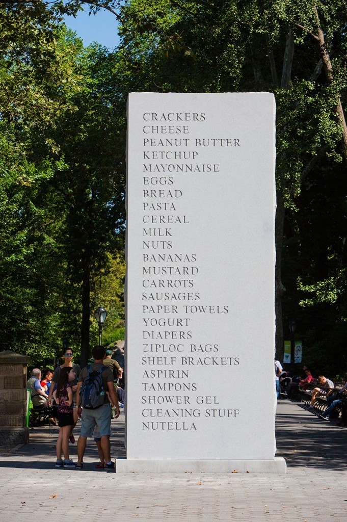 David Shrigley, "Memorial", 2016. Foto: davidshrigley.com
