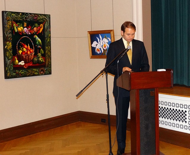 Eric Spoutz donnant une conférence au Washington County Museum of Fine Arts en 2013 Courtesy of Natasha M. Spoutz, via Wikimedia