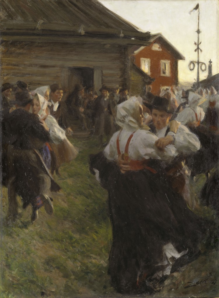 Midsommardans, 1897. Bild Nationalmuseum