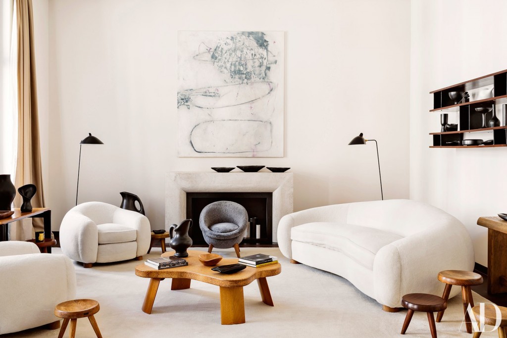 Joannas favoritsoffa, Jean Royéres Polar Bear Sofa. Foto: Architectural Digest.