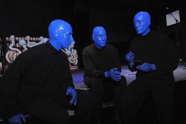 Blue Man Group, image via Zimbio.com