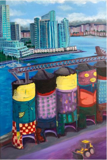 A painting by Joy Pierson. Image: Art Vancouver