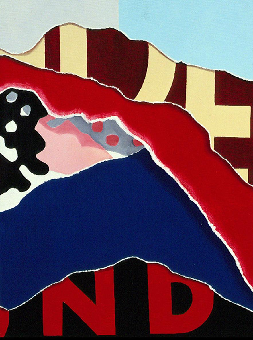 One of Ellery Kurtz's paintings sent into space, 1986, source Haolin Fang