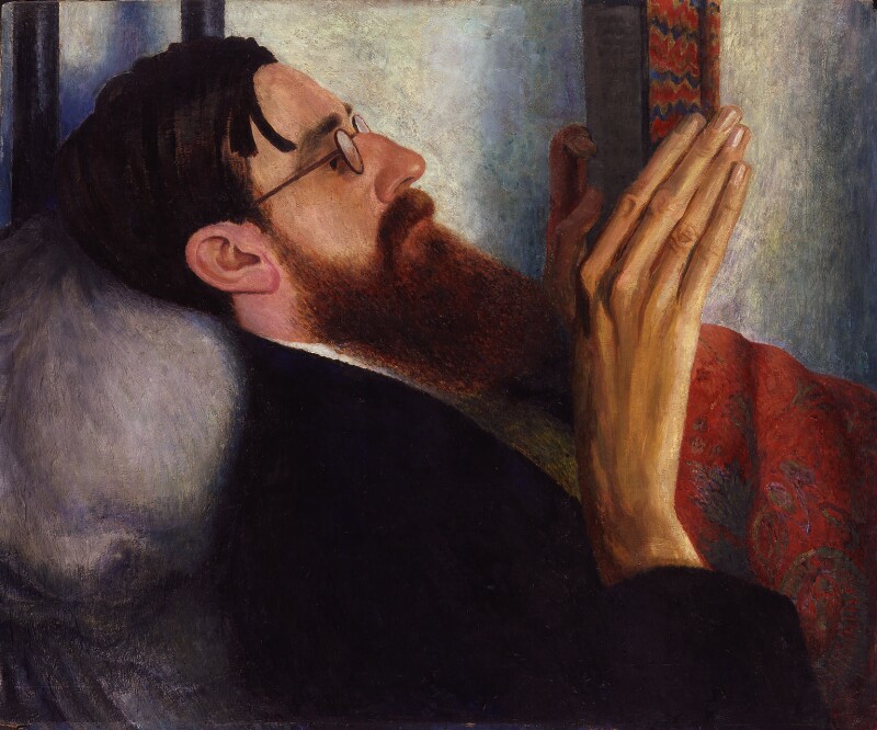 Lytton Strachey av Dora Carrington. Bild: National Portrait Gallery