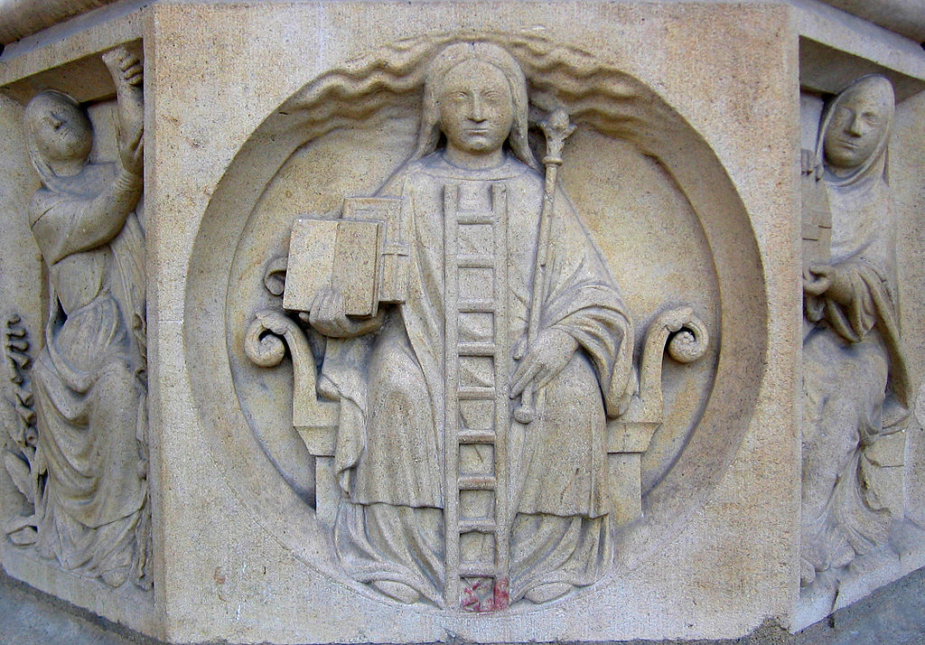 Les sept étapes sont appelées « Scala Philosophorum », image via Wikimedia Commons