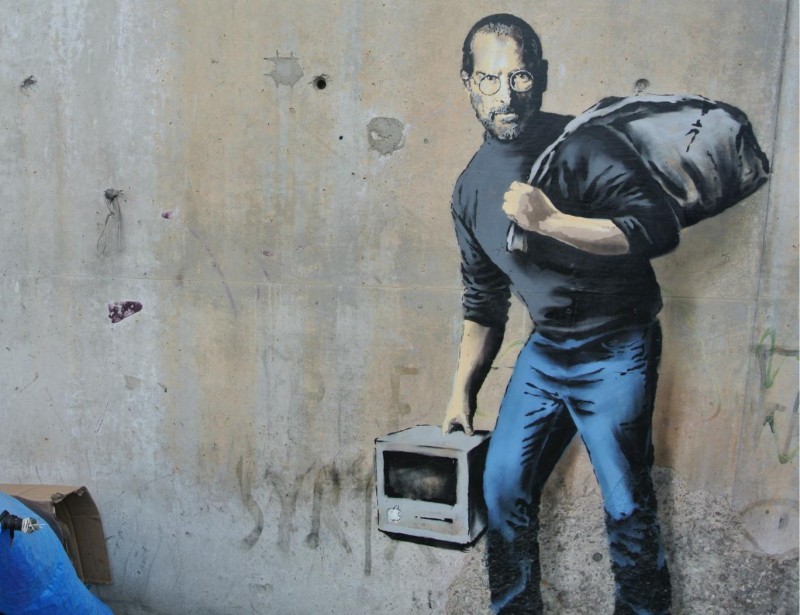 Arbeit von Banksy | Foto: Romecentral.com