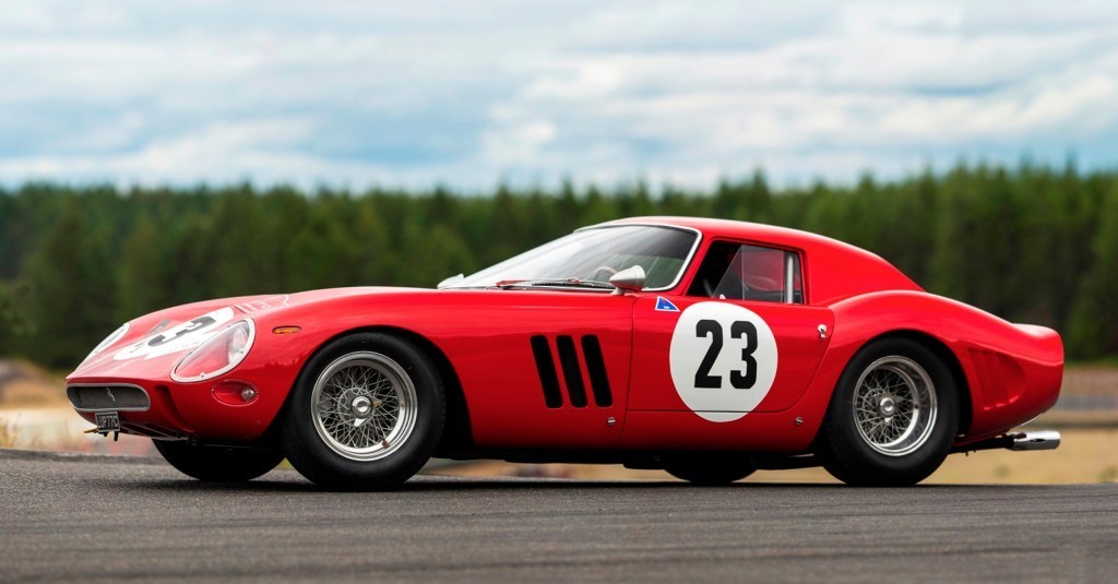 Ferrari 250 GTO, 1962. Immagine Courtesy of Bonhams