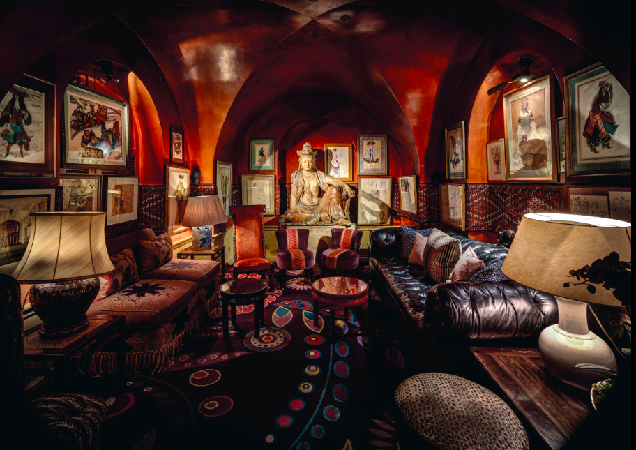The Buddha Room at Annabel’s, featuring the legendary bodhisattva. Photo: Christian Voigt via Christie’s