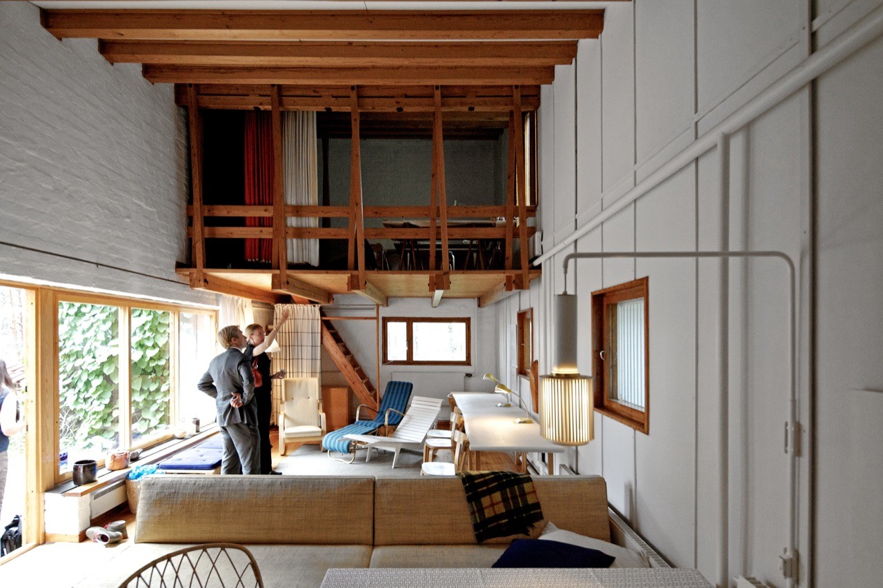 Intérieur de la maison d'Aalto à Helsinki, image ©alvaraalto.fi